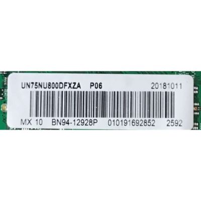 KIT DE TARJETAS PARA TV SAMSUNG / NUMERO DE PARTE MAIN BN94-12928P / BN41-02636A / BN97-14119U / BN9412928P / NUMERO DE PARTE FUENTE BN4400874D / L75E7NR_NHS / BN44-00874D / PANEL CY-SN075FLLV4H / MODELO UN75NU800D / UN75NU800DFXZA FB03 - Imagen 2